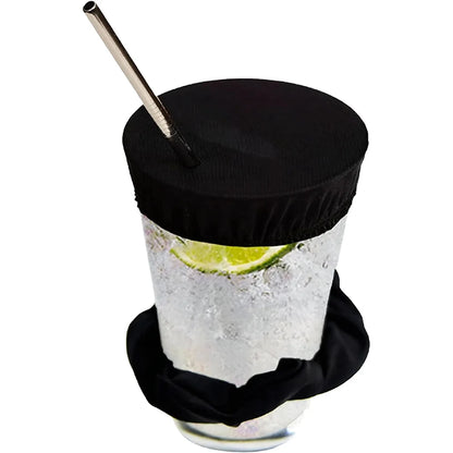 Cover with Elastic Drink Set for Secure Protective Cup Topper