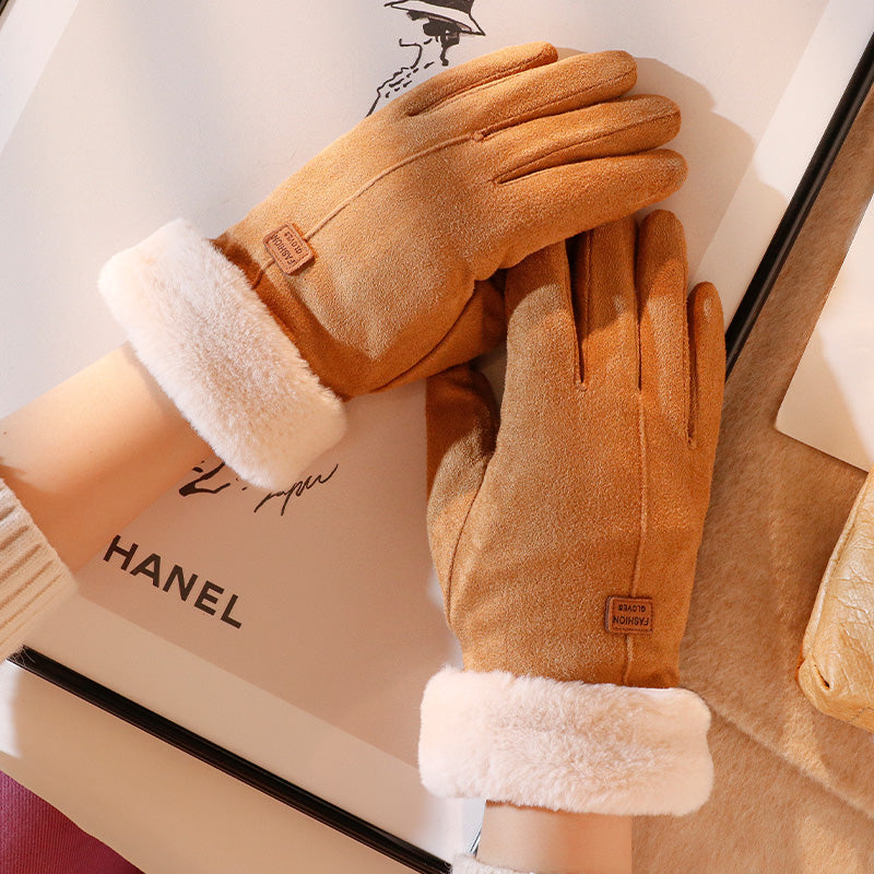 Winter Gloves with Warm and Stylish Design