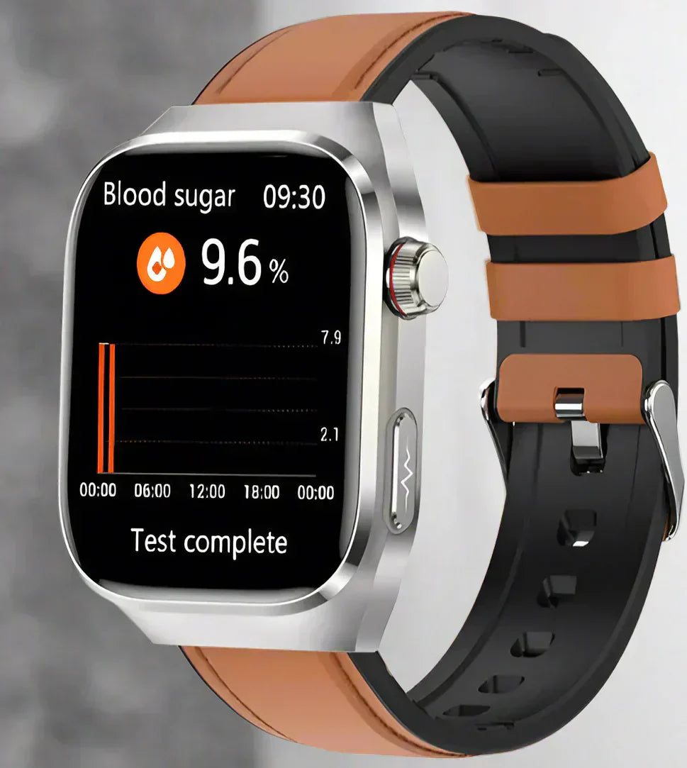 Unisex Smartwatch with ECG Health Monitoring Bluetooth AMOLED Screen