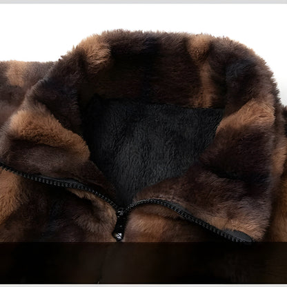 Oversized Women's Bomber Jacket in Faux Fur for Warm, Soft and Statement-Worthy