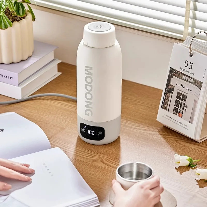 Portable Kettle for on-the-Go for Compact, Adjustable Temperature and 600 Ml