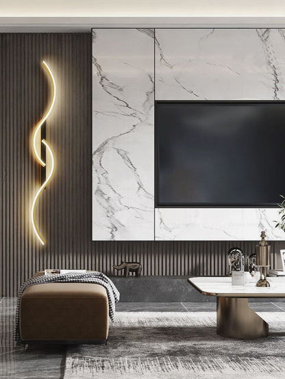 contemporary led wall