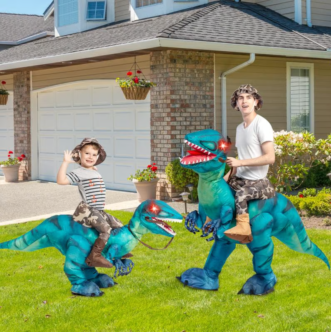 Dino Ride-on for Inflatable Toy