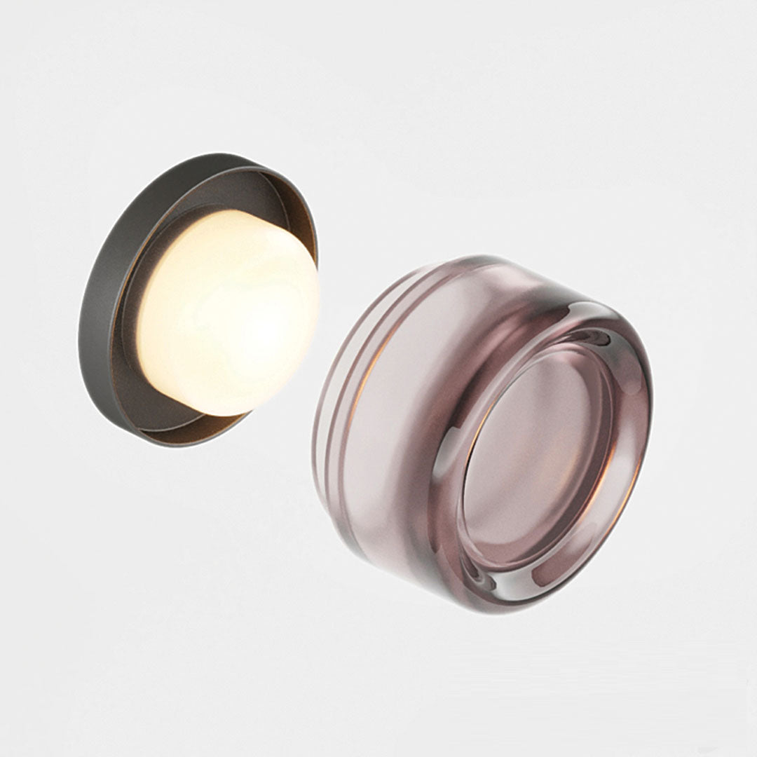 Modern Wall Lamp with Glass Diffuser for Soft Ambient Lighting Indoors