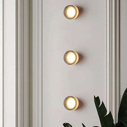 Modern Wall Lamp with Glass Diffuser for Soft Ambient Lighting Indoors