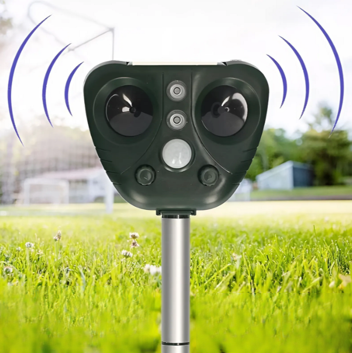 Solar Ultrasonic Bird Repeller for Wireless and Weatherproof for Outdoors