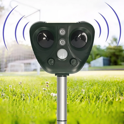 Solar Ultrasonic Bird Repeller for Wireless and Weatherproof for Outdoors