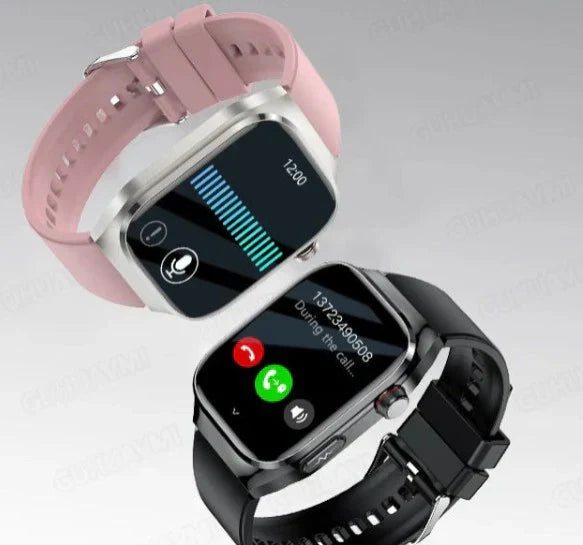 Unisex Smartwatch with ECG Health Monitoring Bluetooth AMOLED Screen