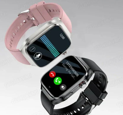 Unisex Smartwatch with ECG Health Monitoring Bluetooth AMOLED Screen
