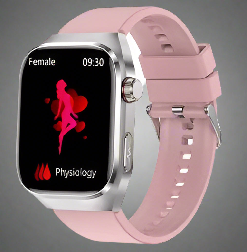 Unisex Smartwatch with ECG Health Monitoring Bluetooth AMOLED Screen