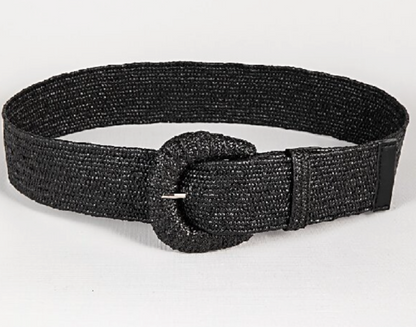 Vintage Woven Women's Belt with Wide Design for Added Flair