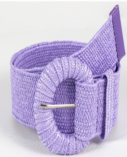Vintage Woven Women's Belt with Wide Design for Added Flair
