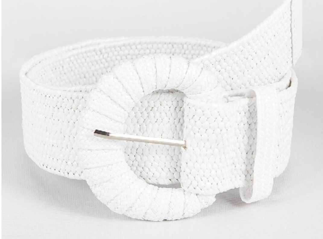 Vintage Woven Women's Belt with Wide Design for Added Flair