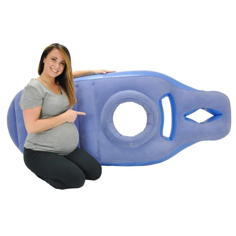 Pillow with Inflatable Pregnancy and Yoga Mat for Ideal for Comfortable Nights and Support