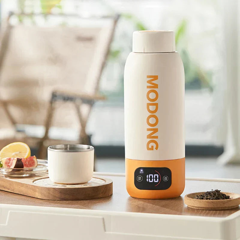 Portable Kettle for on-the-Go for Compact, Adjustable Temperature and 600 Ml
