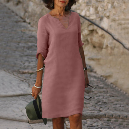 Comfortable Linen Summer Dress for Women for Elegant and Fresh