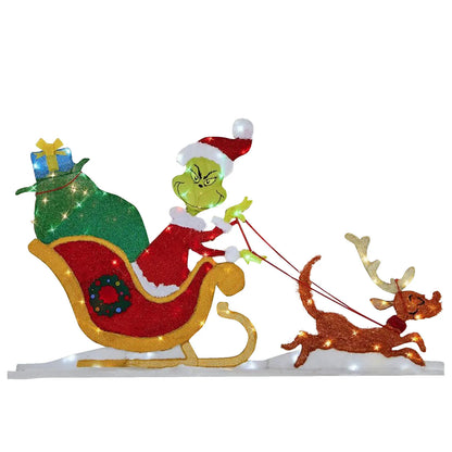 Grinch Christmas Decoration for Cheerful Garden Lighting for the Holidays
