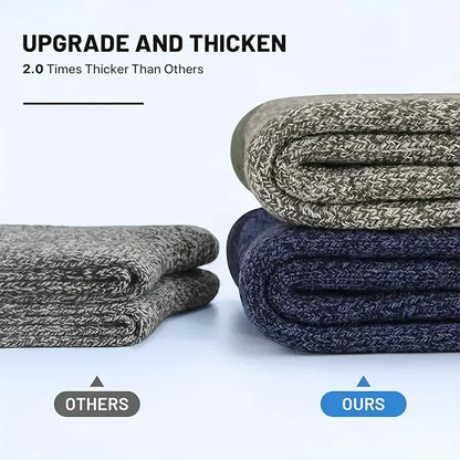 Unisex Merino Wool Socks for Extra Thick, Warm, Insulating, and Breathable