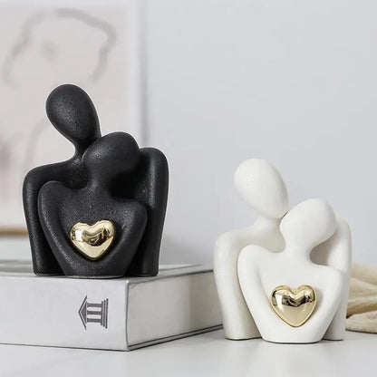 Heartwarming Embrace Figurine for Love and Connection