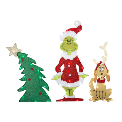 Grinch Christmas Decoration for Cheerful Garden Lighting for the Holidays