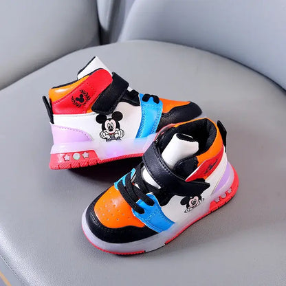 Shoes with Cute Disney LED Kids' Design for Joyful Adventures