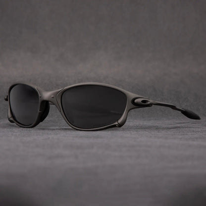 Sporty Polarised Sunglasses for Metallic Frame with Red Lenses