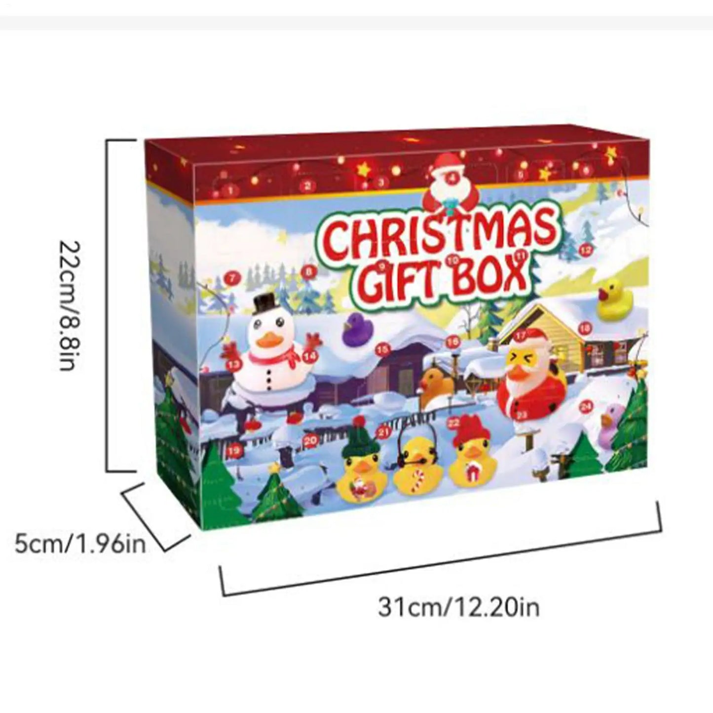 Festive Duck Advent Calendar for 24 Days of Holiday Fun