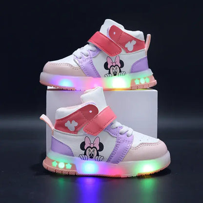 Shoes with Cute Disney LED Kids' Design for Joyful Adventures