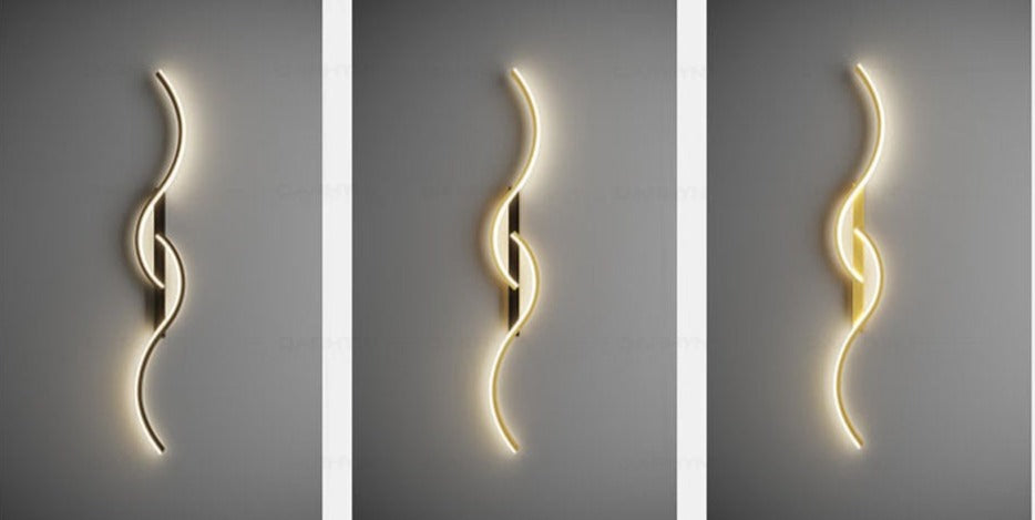 contemporary led wall