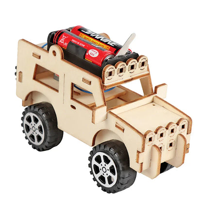 Educational Wooden DIY Boat for Build Your Own Electric Toy Boat