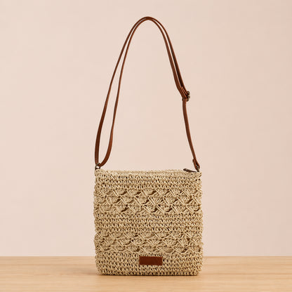 Straw Crossbody Bag