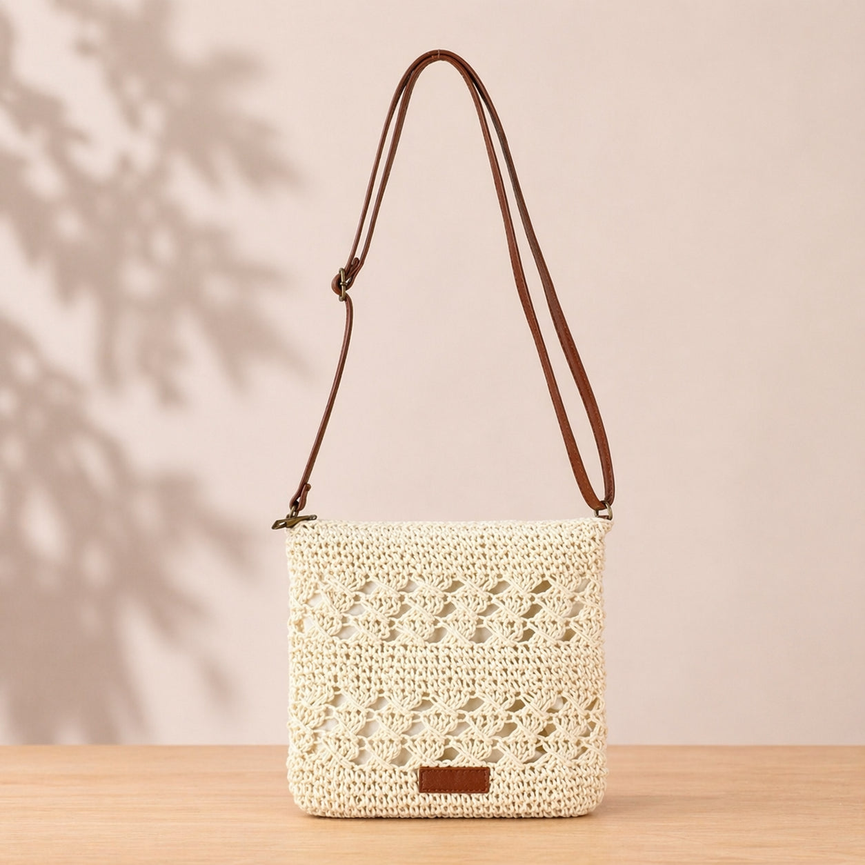 Straw Crossbody Bag