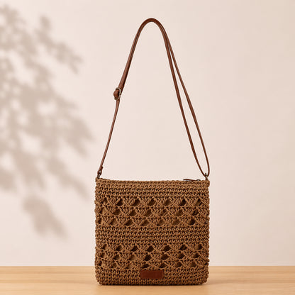 Straw Crossbody Bag