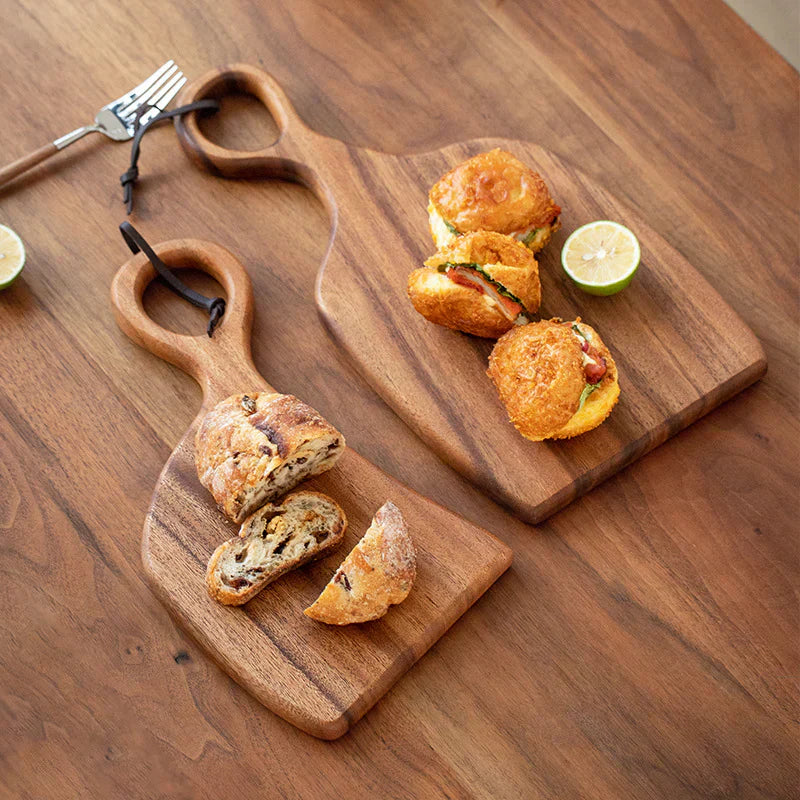 Walnut Cutting Board for Kitchen and Presentation with Double-Sided Design