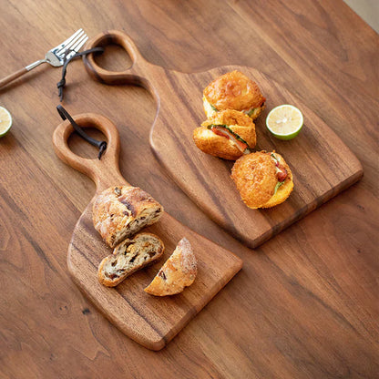 Walnut Cutting Board for Kitchen and Presentation with Double-Sided Design