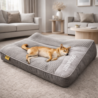Cushion with Orthopaedic Dog Large for Memory Foam Dog Bed with Headrest