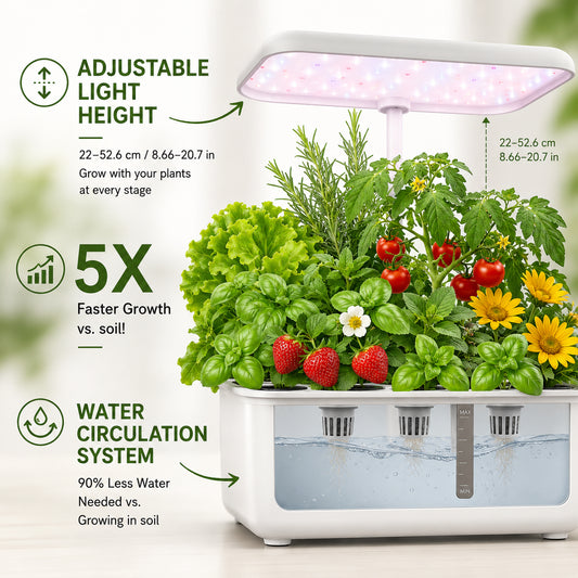 Smart WiFi Hydroponic Growing System