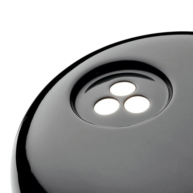 Table Lamp with Modern Design Marble Base and Half-Round Shade