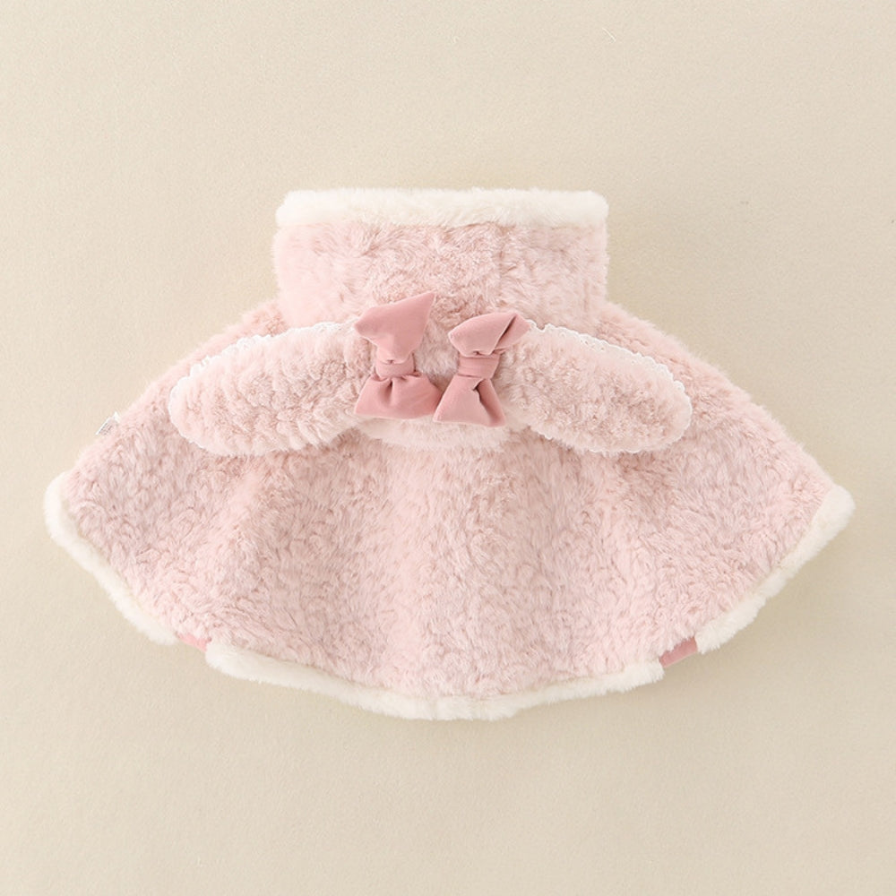 Baby Cape for Girls with Bunny Ears and Hood
