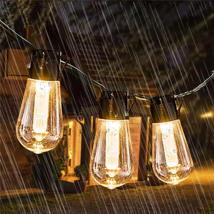 Lamps with Solar Garden Lighting with Vintage Edison LED Design for Outdoors