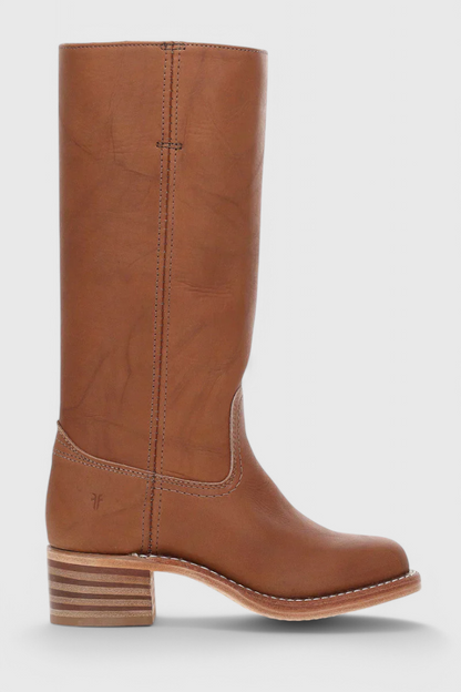 Boots with Ladies Knee-High Leather Heel for Elegant and Comfortable