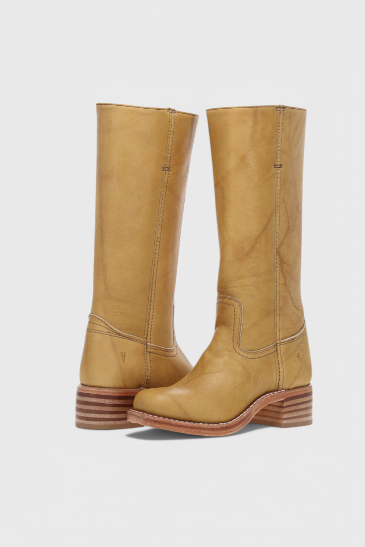 Boots with Ladies Knee-High Leather Heel for Elegant and Comfortable