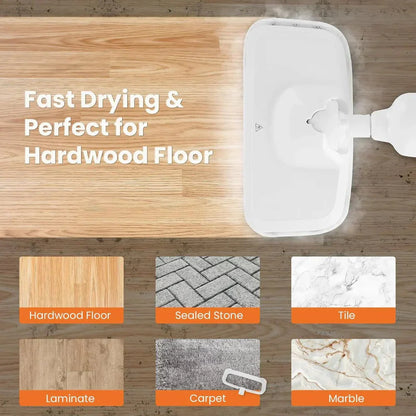 Cleaner with Steam Design for Floors with Quick Heating and Powerful Cleaning