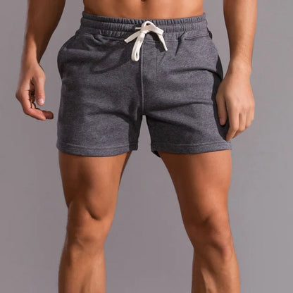 Men's Jogger Shorts with Elastic Waistband and Practical Pockets