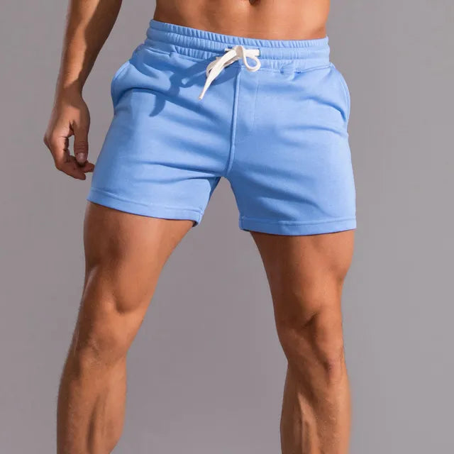 Men's Jogger Shorts with Elastic Waistband and Practical Pockets