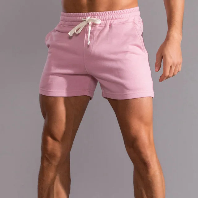Men's Jogger Shorts with Elastic Waistband and Practical Pockets