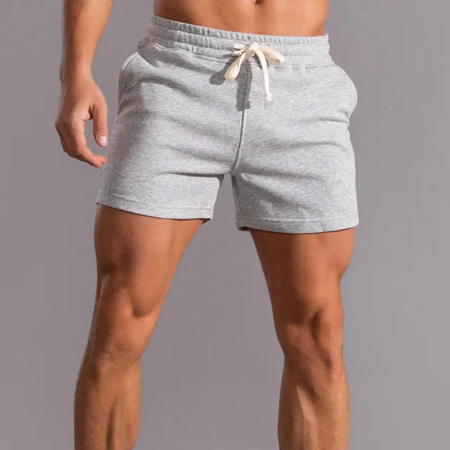 Men's Jogger Shorts with Elastic Waistband and Practical Pockets