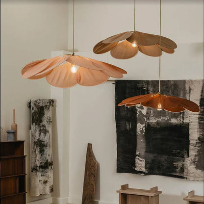 Pendant Light Flower-Shaped with Natural Design and Atmospheric Lighting
