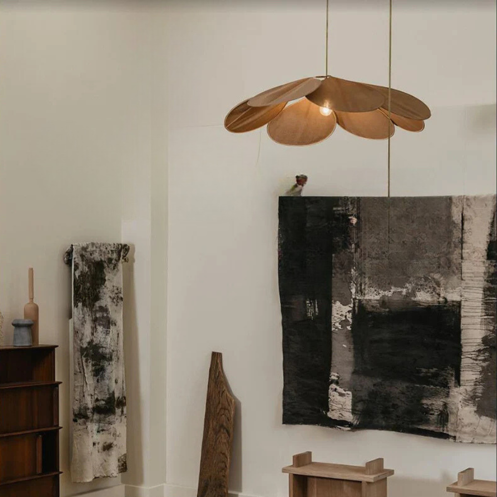 Pendant Light Flower-Shaped with Natural Design and Atmospheric Lighting