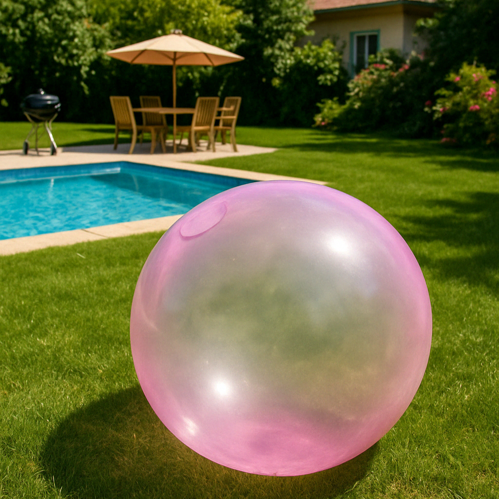 Large Inflatable Play Ball for Children with Flexible Design and Active Outdoor Play